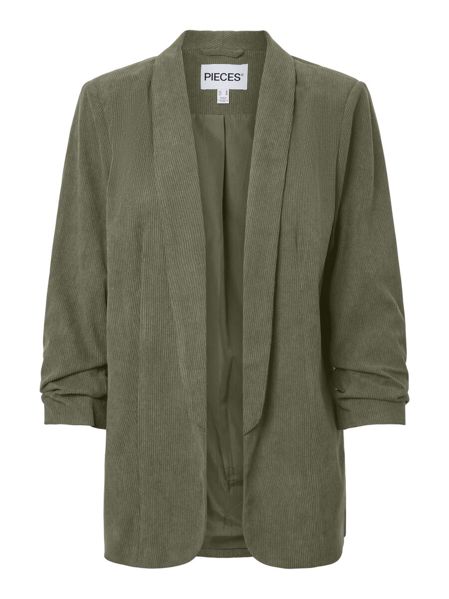 Carousel image 5 PCBOSELLA 3/4 CORDUROY BLAZER, Deep Lichen Green