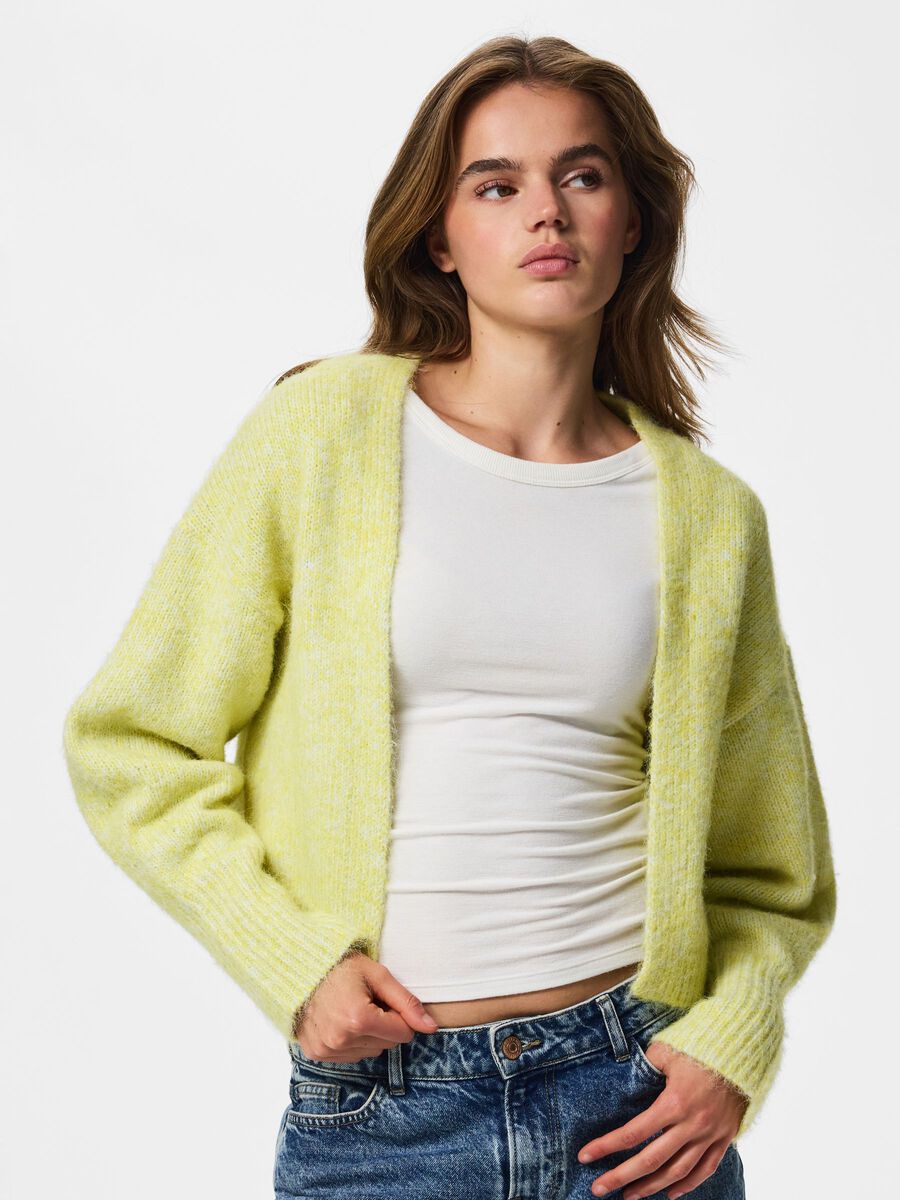 Product carousel image 1 PCSOFTCRUSH KNITTED CARDIGAN, Buttercup