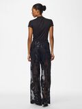 Product image thumbnail 2 PCOFFIA HW  WIDE-LEG TROUSERS, Black