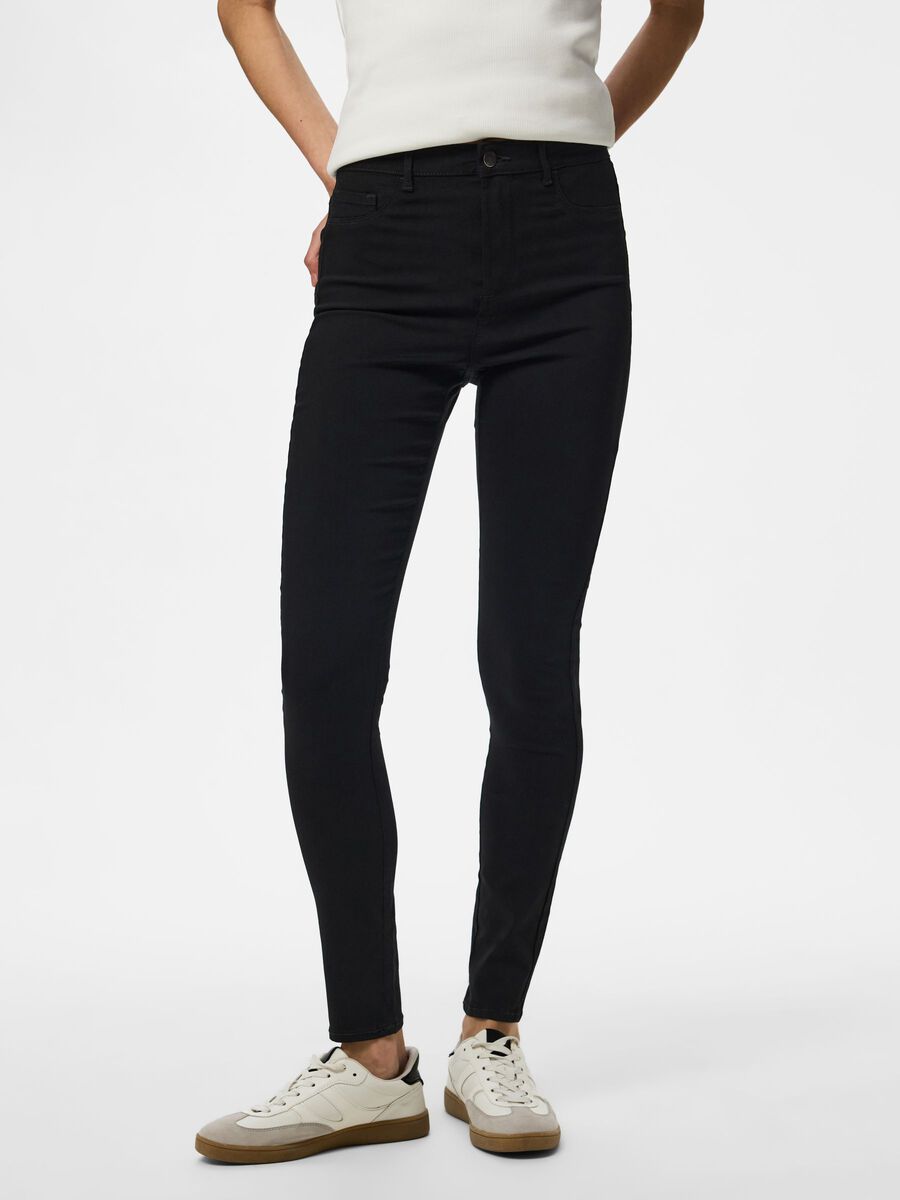 Product carousel image 1 PCHIGHSKIN HW JEGGINGS, Black