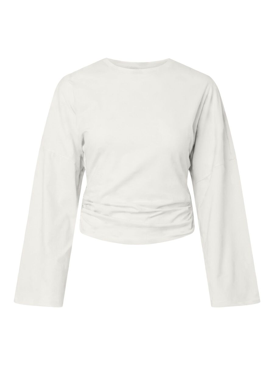 Carousel image 5 PCALLI  LONG SLEEVED TOP, Bright White