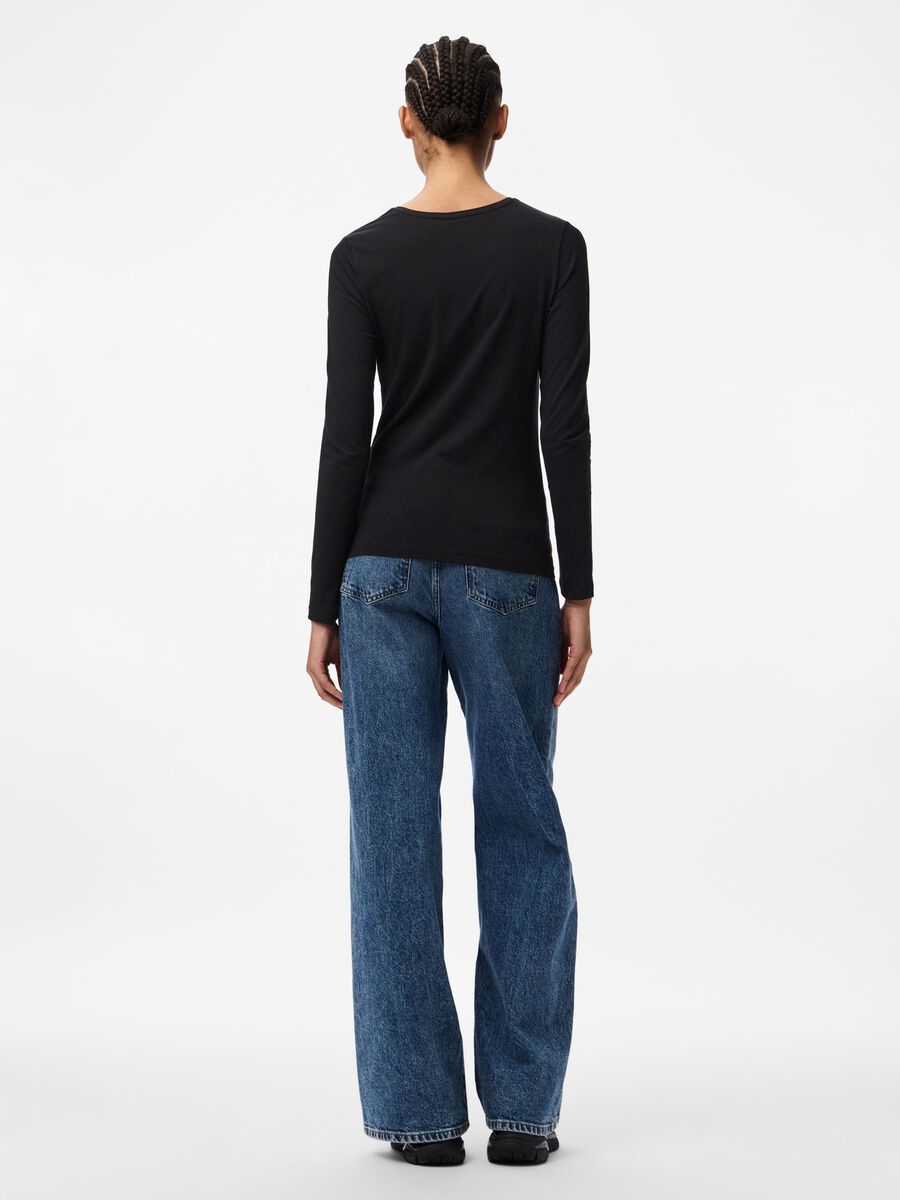 Carousel image 2 PCSIRENE LONG SLEEVED TOP, Black