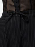 Product image thumbnail 5 PCFALKA PINSTRIPED  WIDE-LEG TROUSERS, Black
