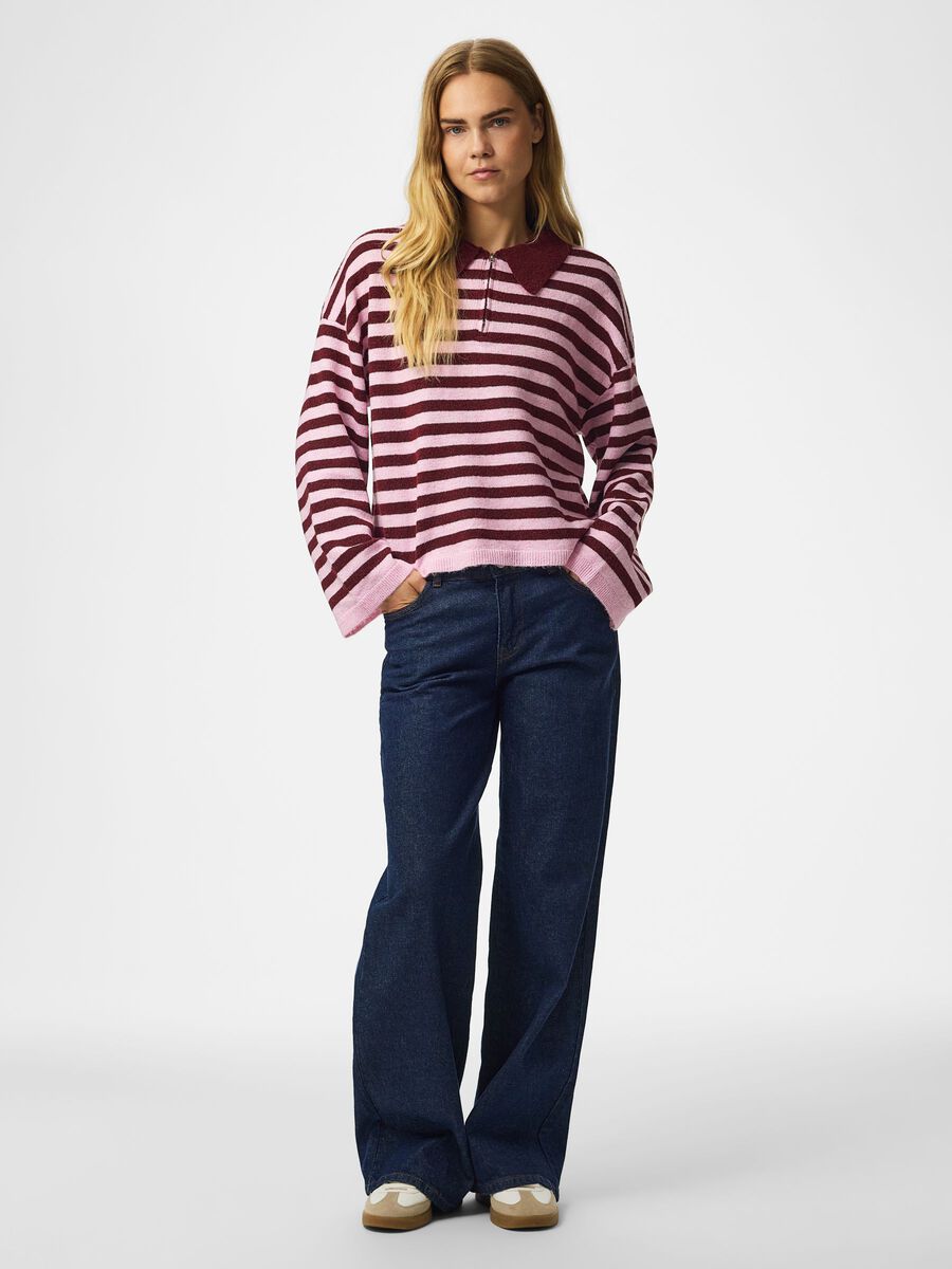 Jumper, colour: tawny port,, koko n&auml;kym&auml; edest&auml;