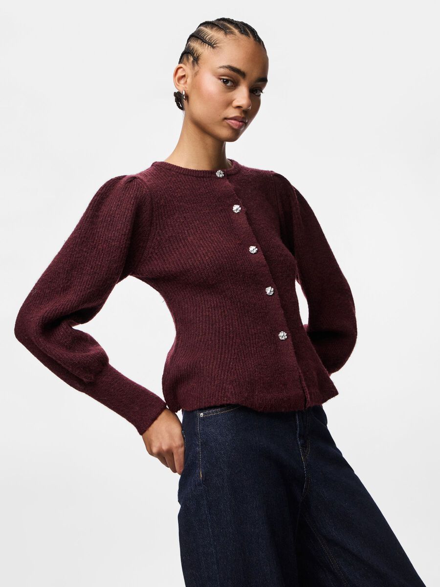 Product carousel image 1 CARDIGAN A MAGLIA, Tawny Port