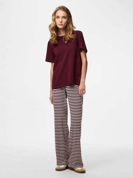 Pieces PCLAYA MW WIDE-LEG TROUSERS, Tawny Port, highres - 17162578_TawnyPort_1279726_005.jpg