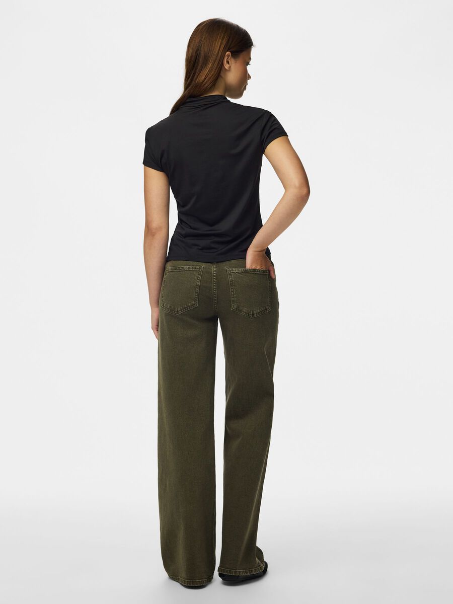 Product carousel image 2 PCAIDA H&Oslash;Y HALS KORTERMET TOPP, Black