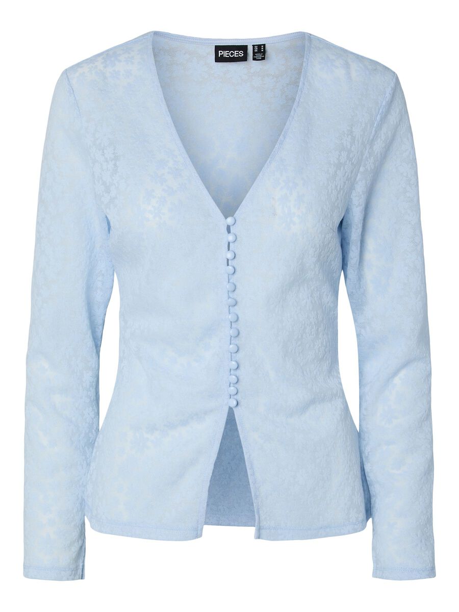 Carousel image 5 PCBAISY CARDIGAN, Cashmere Blue