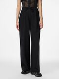 Product image thumbnail 4 PCFALKA PINSTRIPED  WIDE-LEG TROUSERS, Black