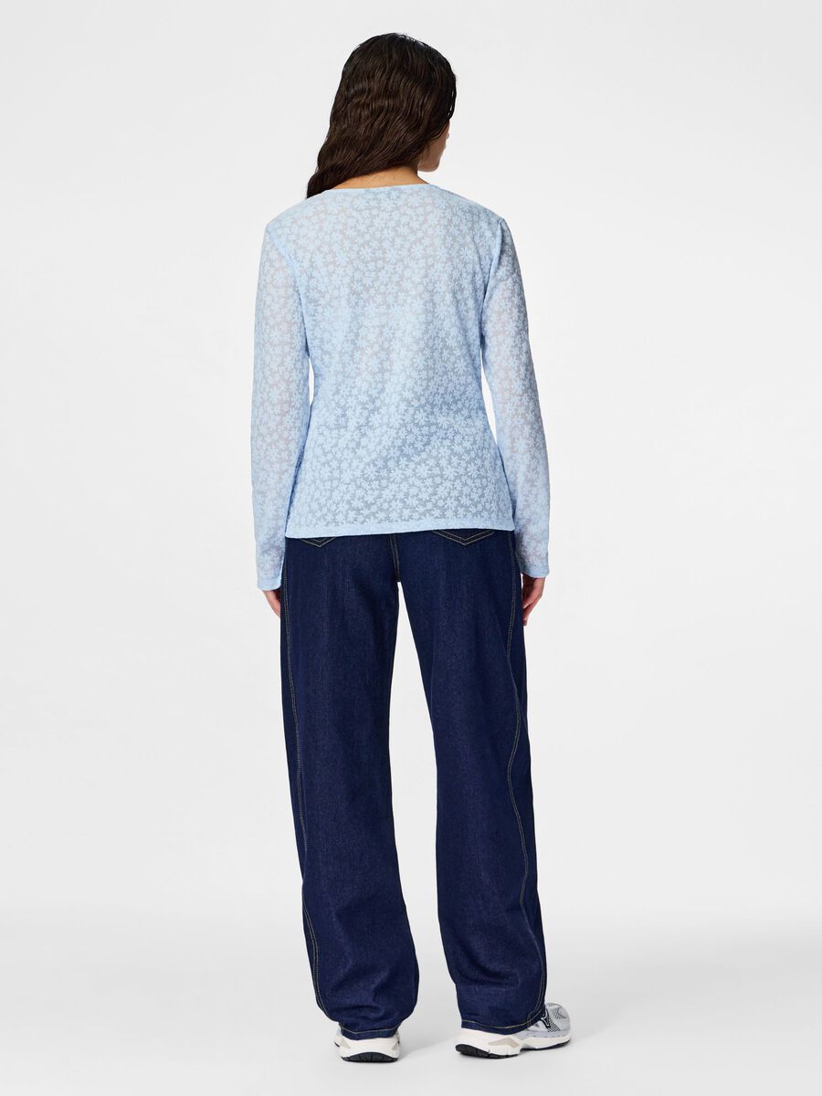 Carousel image 2 PCBAISY CARDIGAN, Cashmere Blue